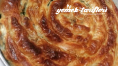 Elde Açma Ispanaklı Börek